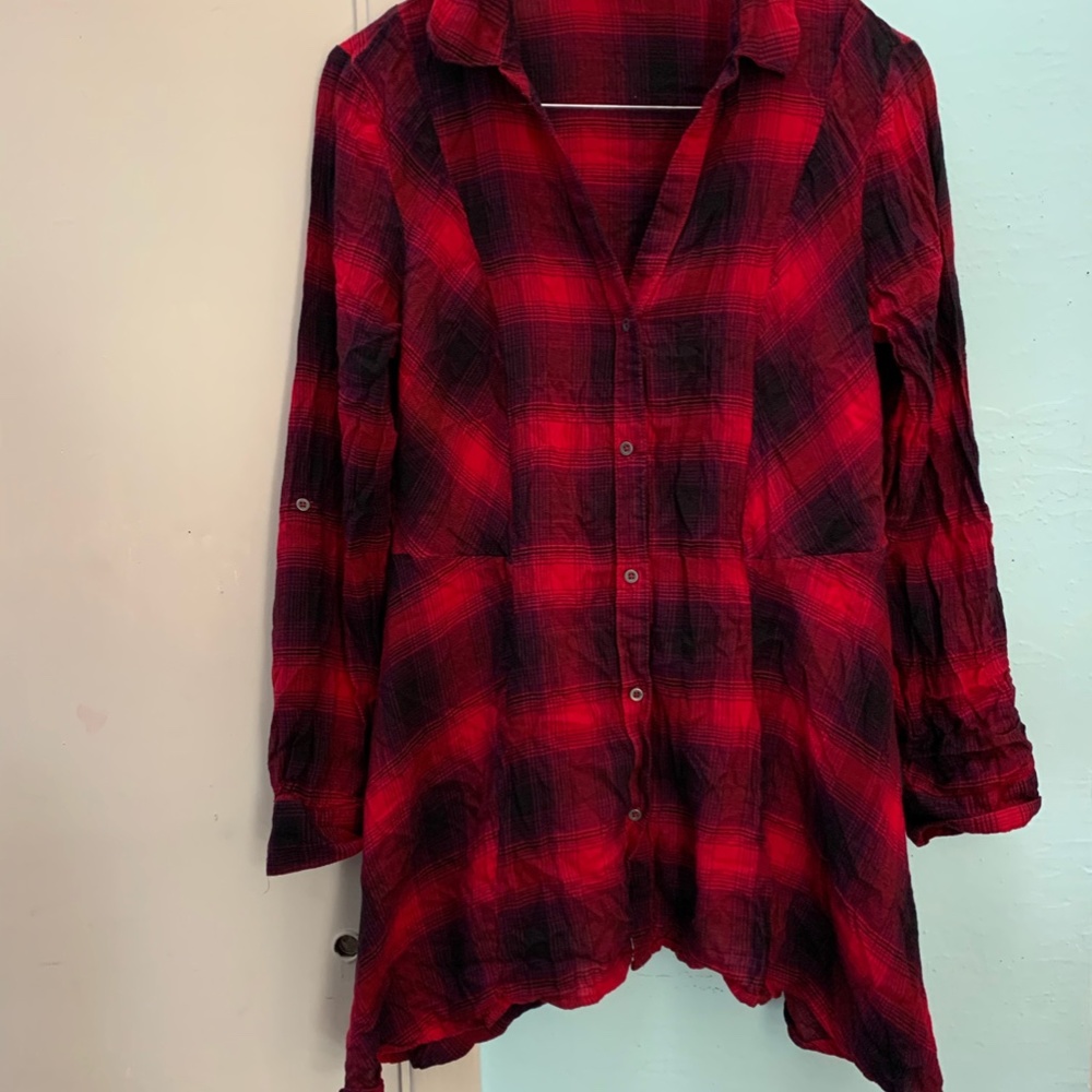 Vintage America Blues Women's Plaid Shirt, M